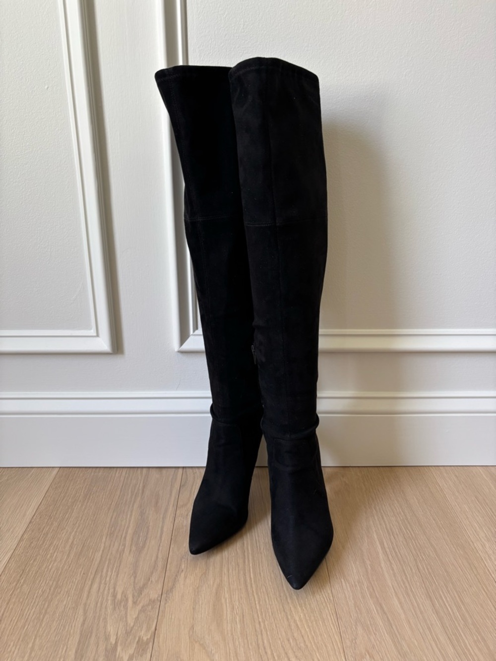 Guess Black Over-the-Knee Stiletto Boots - Picture 3 of 5